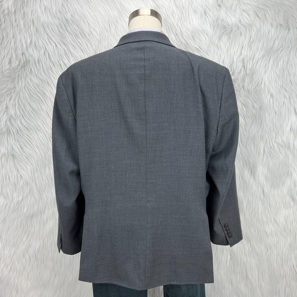 Jos A Bank 1905 Men Sz 50R Sport Coat Blazer Jacket Tailored Fit Wool Gray - Picture 5 of 16